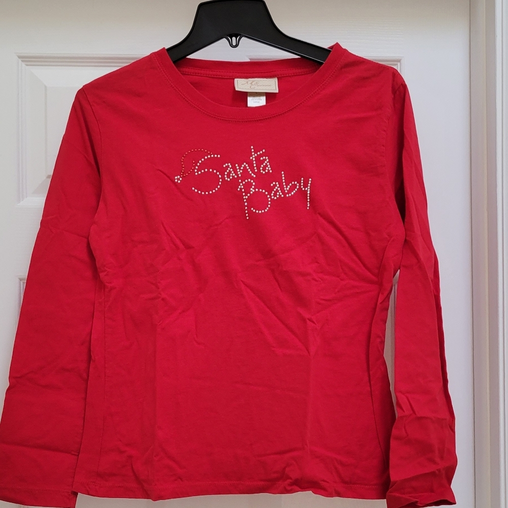 Santa Baby Embellished Top